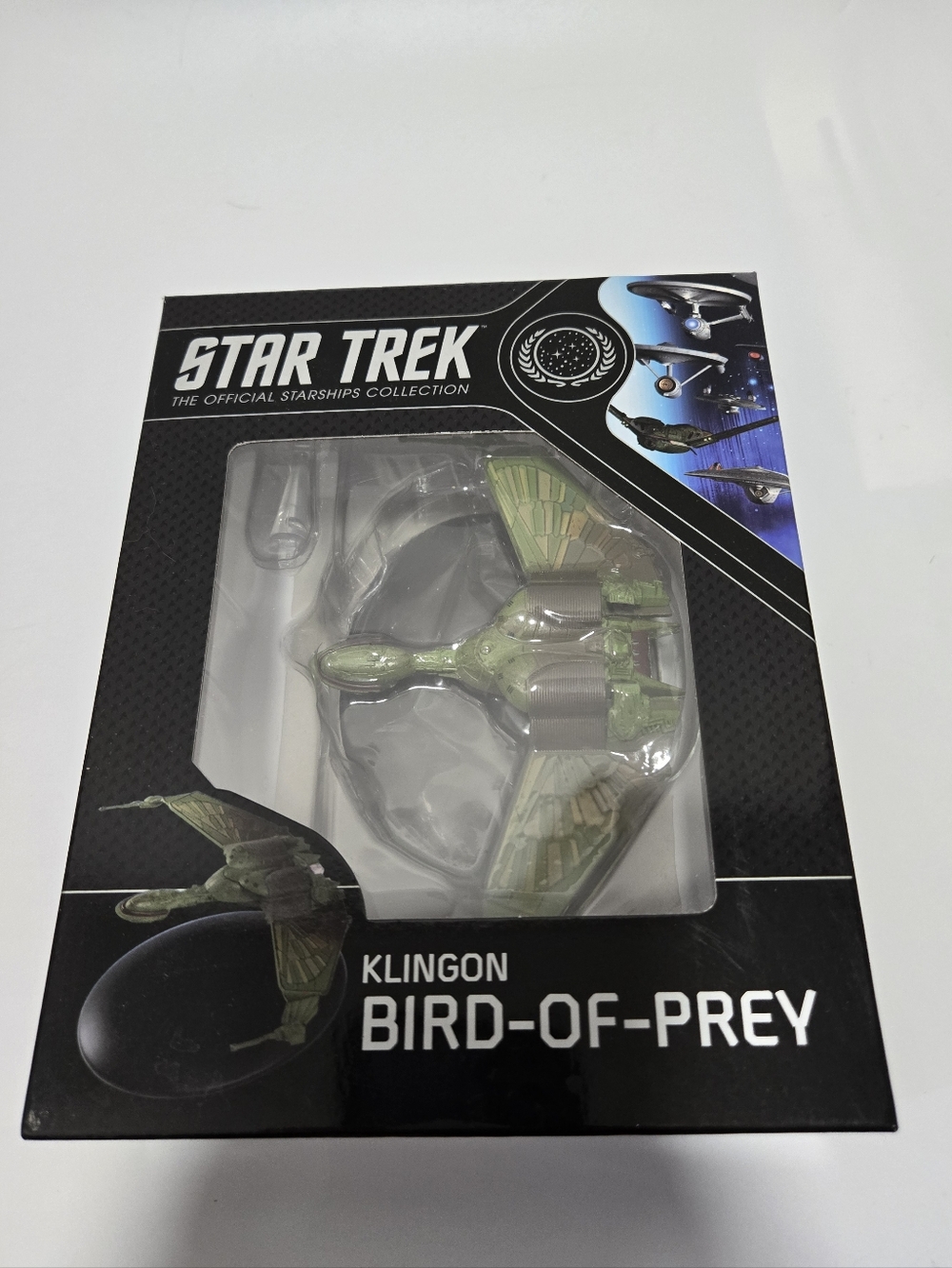 Star Trek Klingon Bird-of-Prey Figurine In Box Eaglemoss Collections 2017